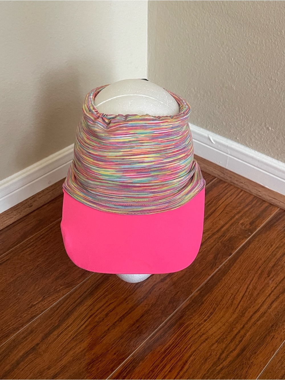 Scunci Cap Hat - Great for Sport or Beach - Stretchy Wear with Pony Tail